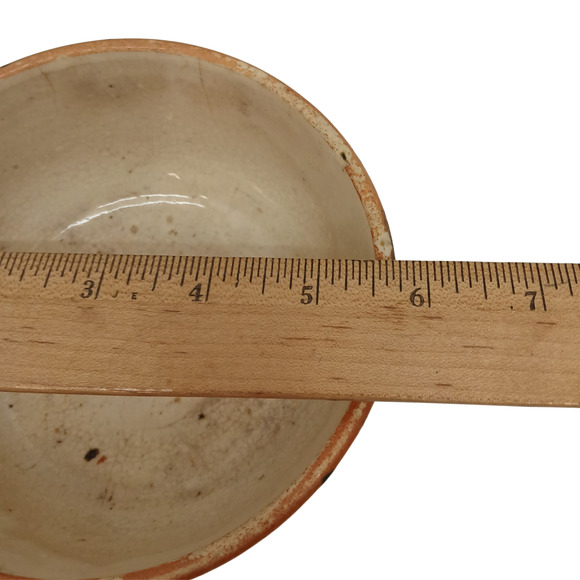 Vintage Made in Japan Pottery Bowl – Hand-Painted Floral Design – Ribbed Ceramic - Picture 11 of 12